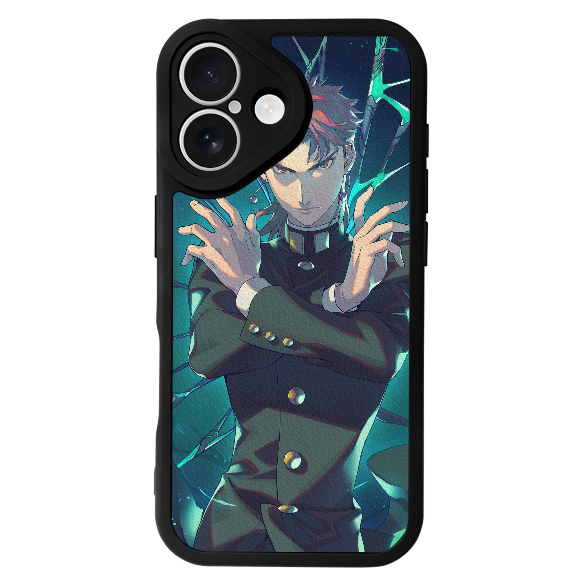 （画像用） ジョジョの奇妙な冒険 JoJo's Bizarre Adventure 【iPhone 16シリーズ対応】シリコンスマホケース（レザー調） 材質：シリコン